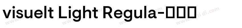 visuelt Light Regula字体转换